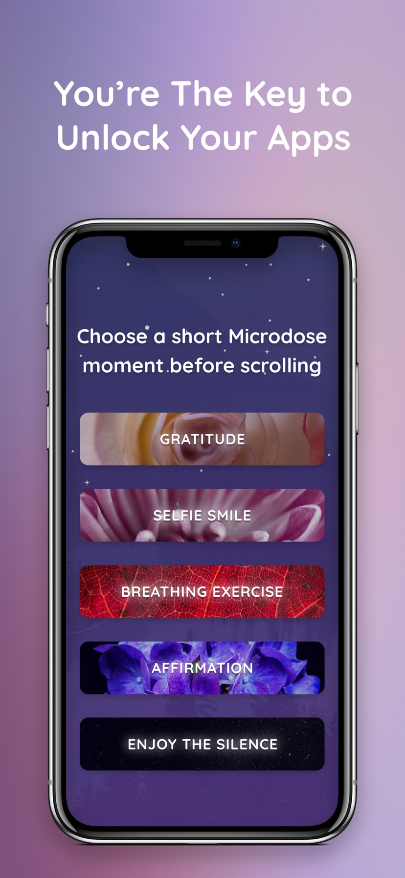 Pause Breathe Reflect app — meditation library